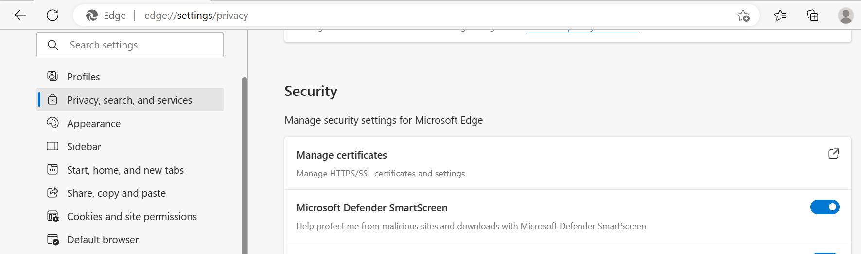 How do I verify Securly SSL certificate in Microsoft Edge? Support