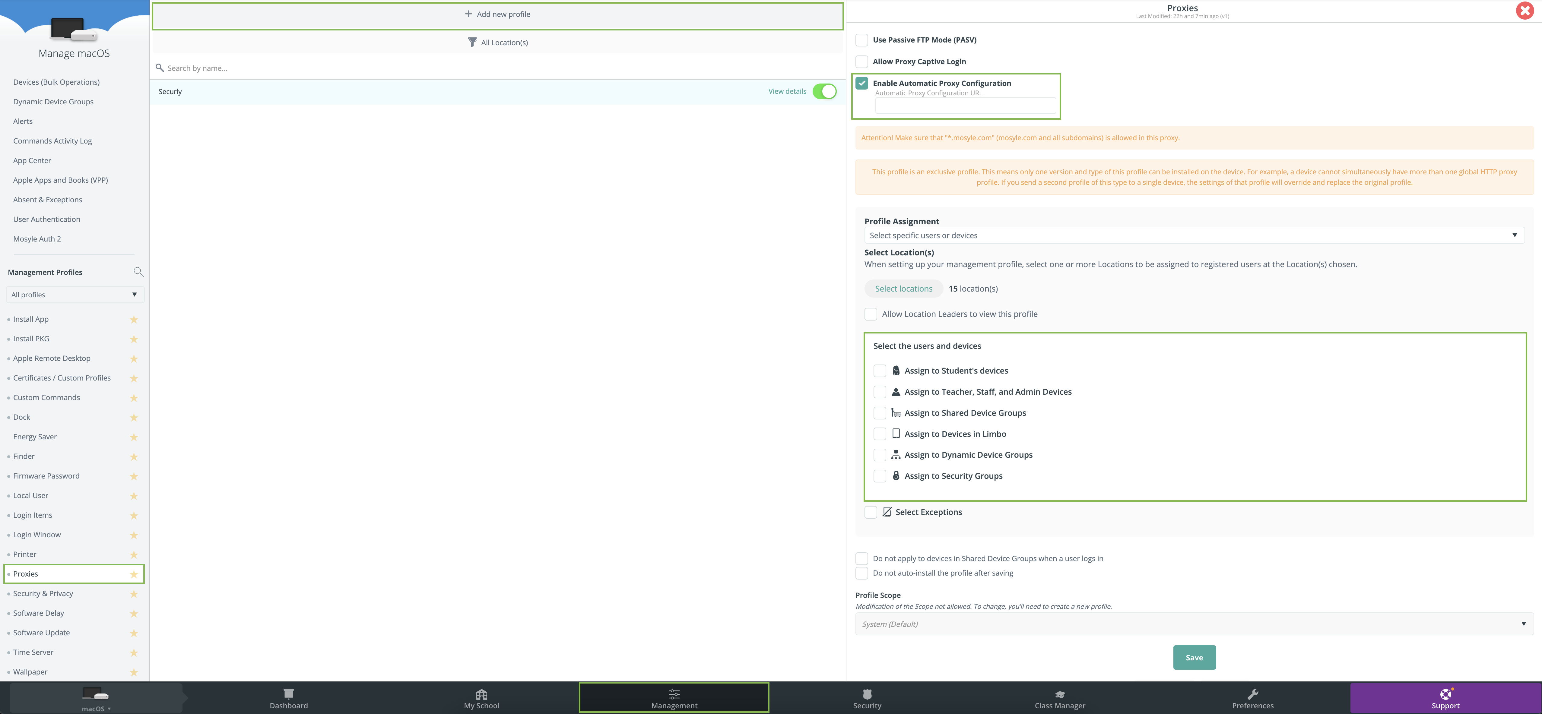 How to deploy Securly SmartPAC and SSL Certificate to your OSX Devices