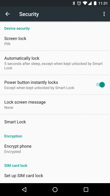 where do i fix ssl settings on android phone